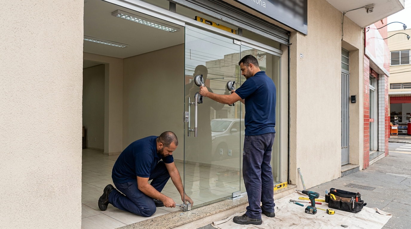 Portas Residenciais e Comerciais no Flexal, Serra‑ES