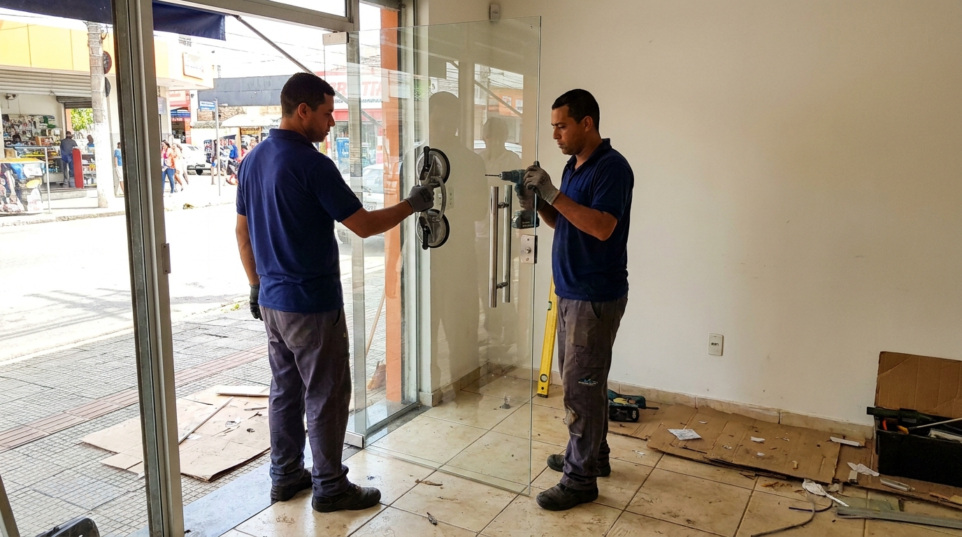 Portas em Vidro no Flexal, Serra‑ES