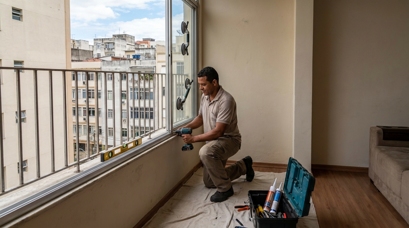 Janelas de Vidro no Flexal, Serra‑ES