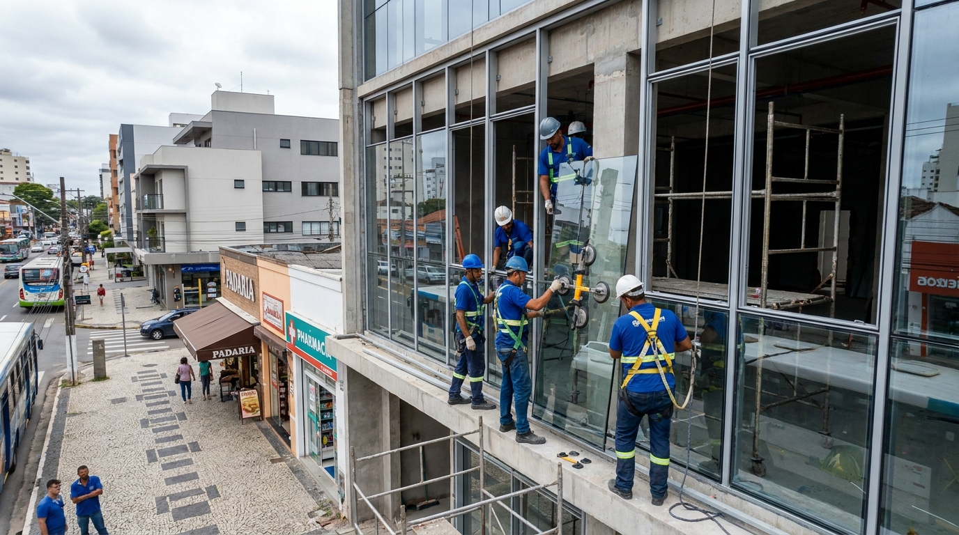 Fachada de Vidro no Flexal, Serra‑ES