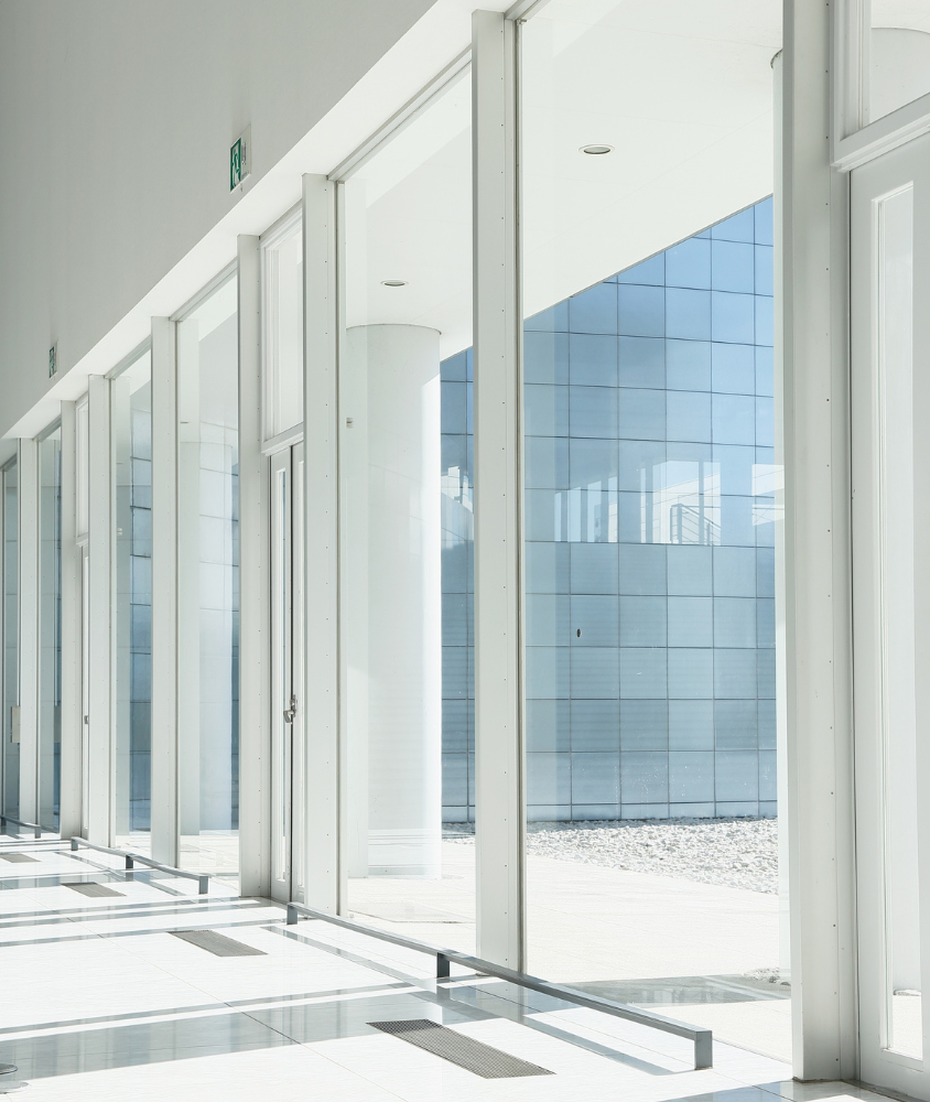 parede de vidro em Serra